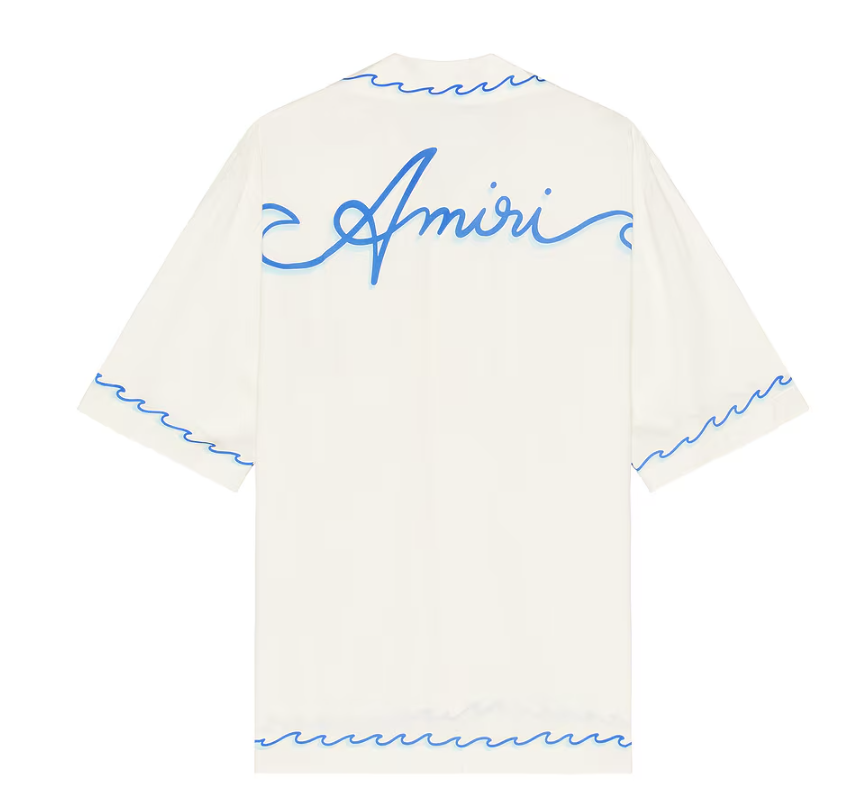Amiri Wave Camp Shirt
