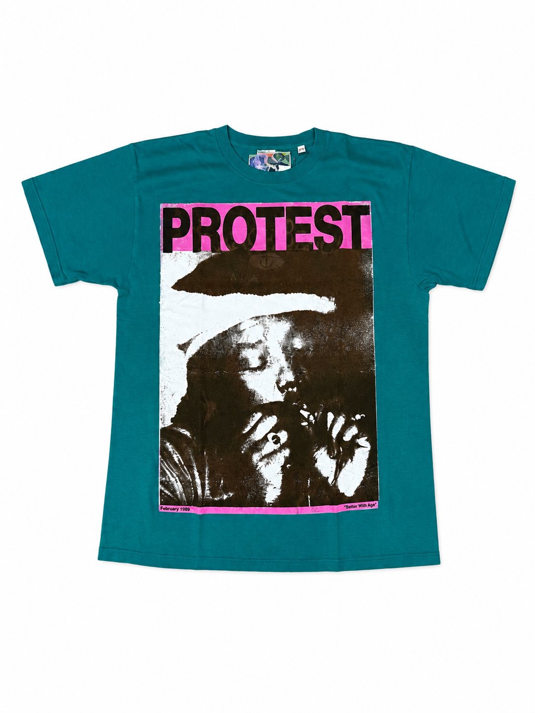 Better With Age Conspiracy Tee (L) Teal
