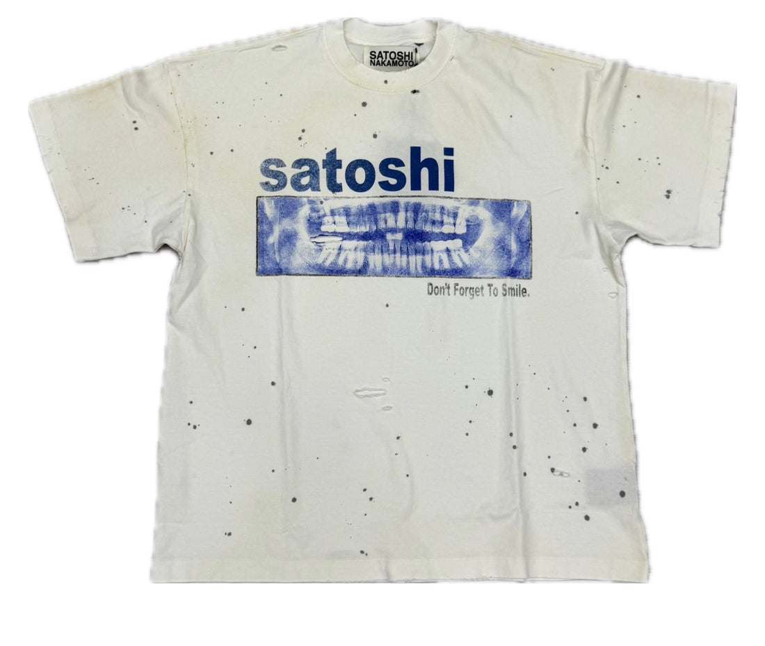 Satoshi Nakamoto Dont Forget to Smile tee