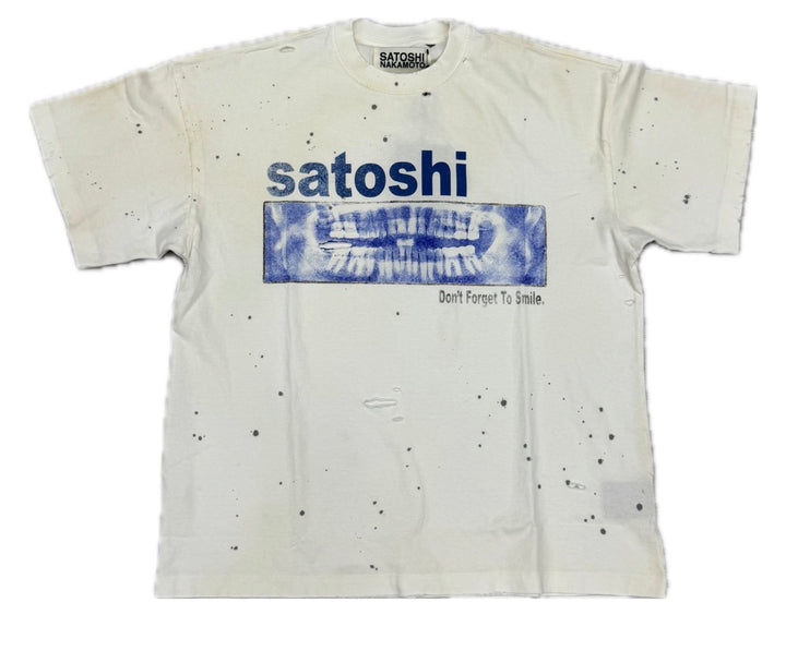Satoshi Nakamoto Dont Forget to Smile tee