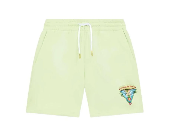 CASABLANCA Men's light Green Shorts
