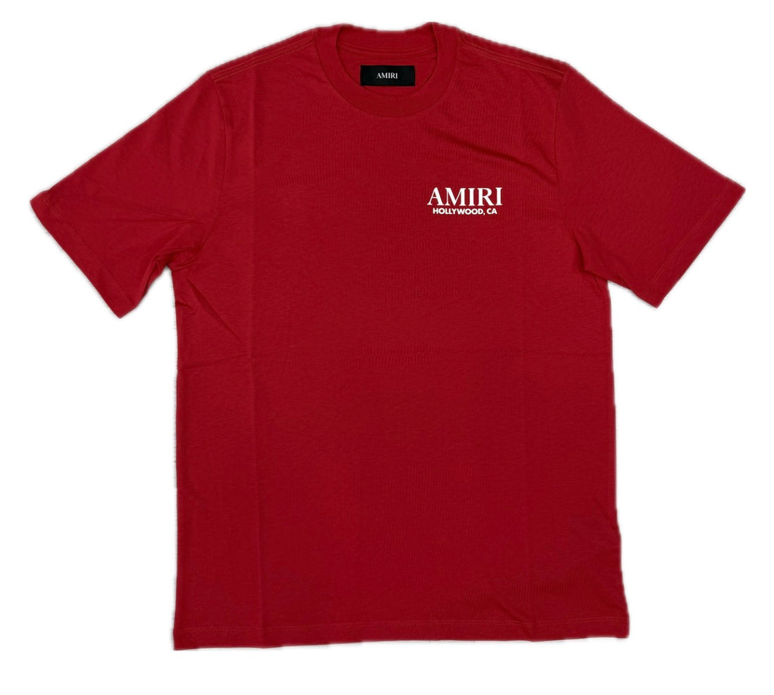 Amiri Stacked Bones Red T-shirt