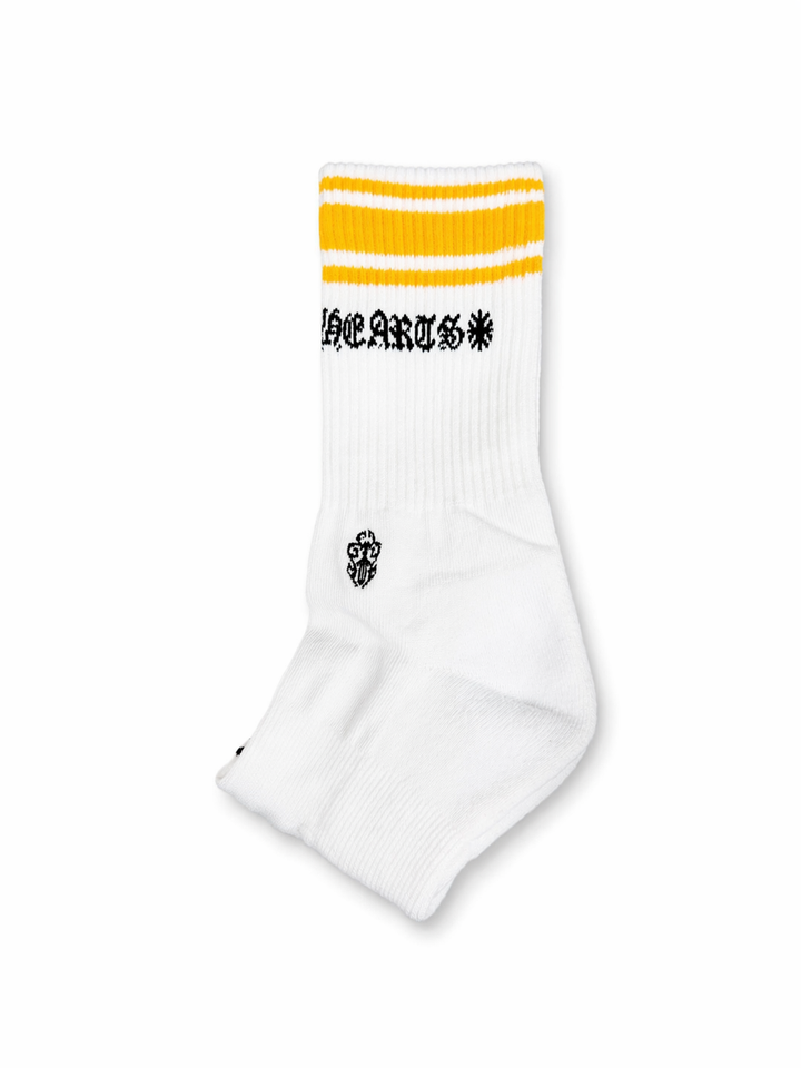 Chrome hearts Sports Sock Yellow/White