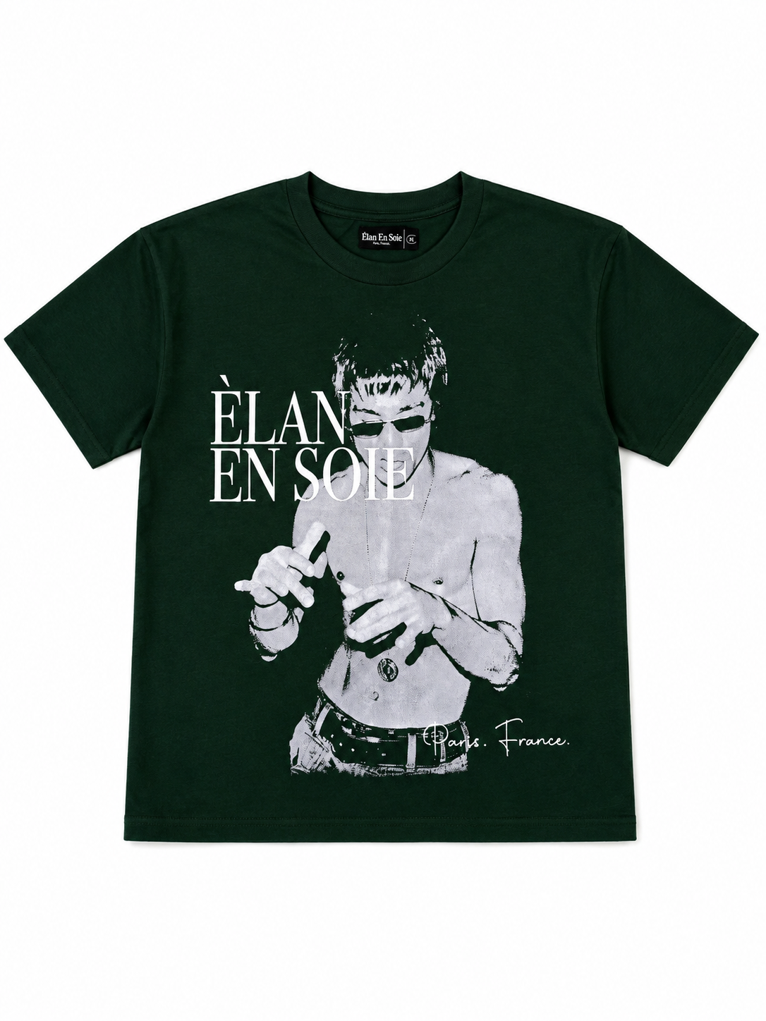 Èlan En Soie Green Tee