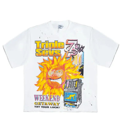 Triple Seven Weekend Getaway Tee White Image