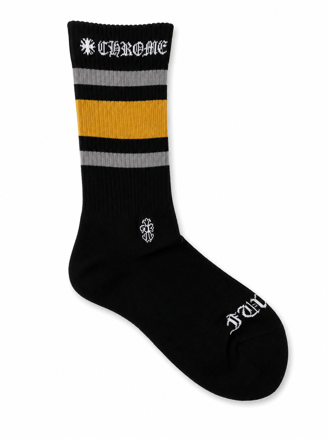 Chrome Heart Sock Black / Yellow