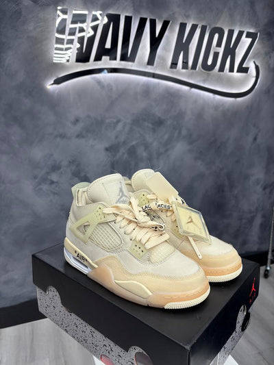Jordan 4 Retro Off-White Sail (Women's) Image