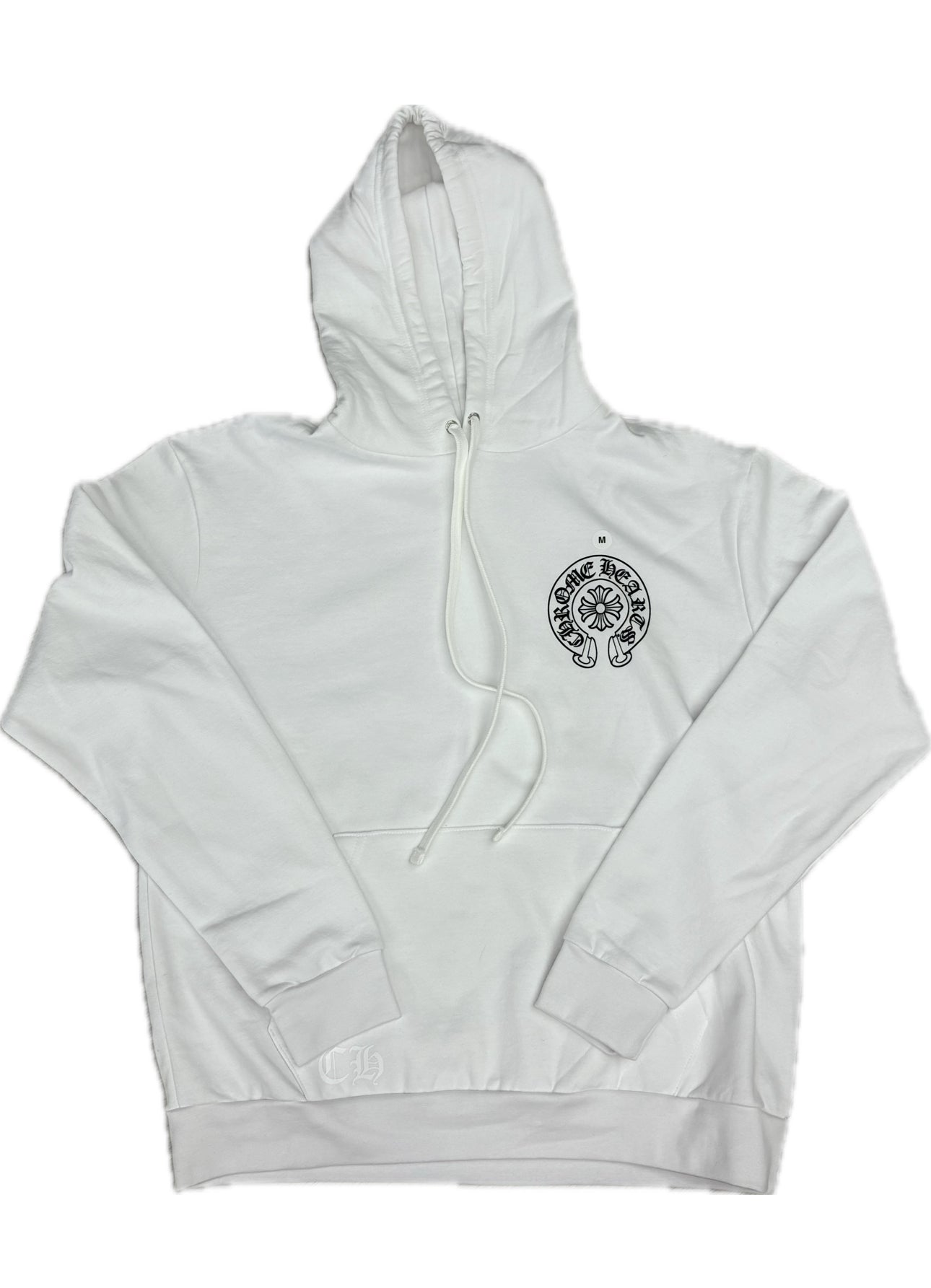 Chrome Hearts Miami Exclusive Horse shoe Hoodie White