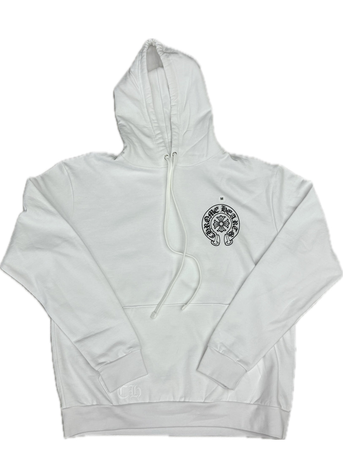 Chrome Hearts Miami Exclusive Horse shoe Hoodie White