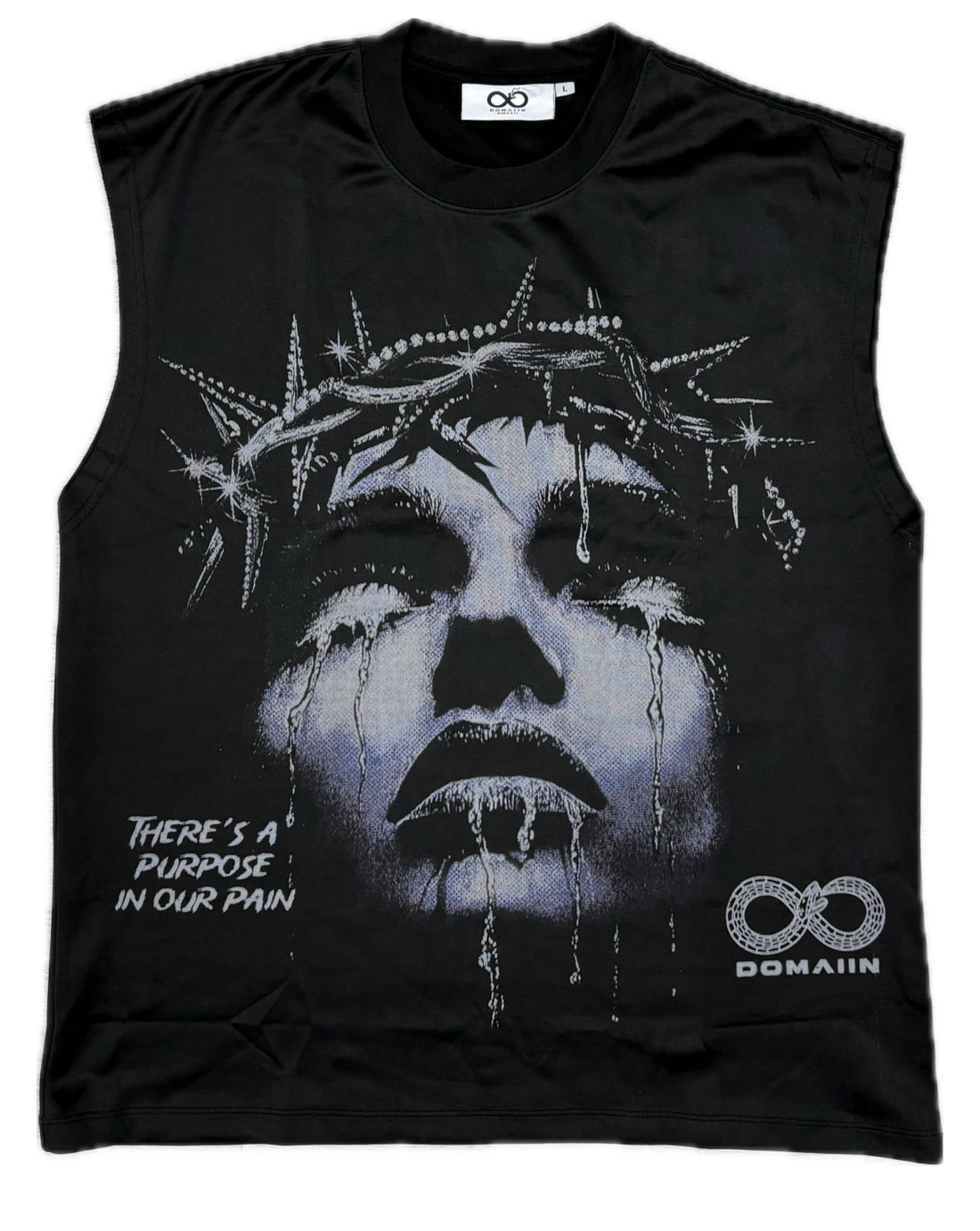 Domain Black Purpose Cutoff Tee