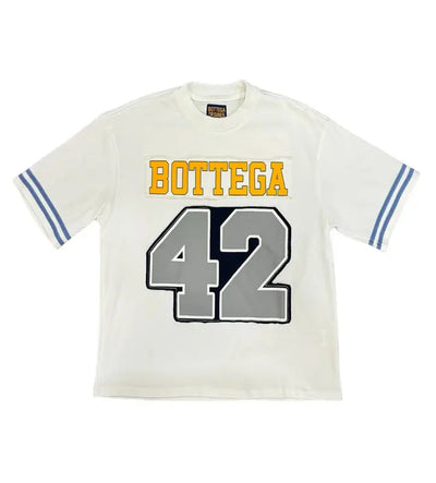 Bottega Desires Jackie Robinson Football Jersey White Image