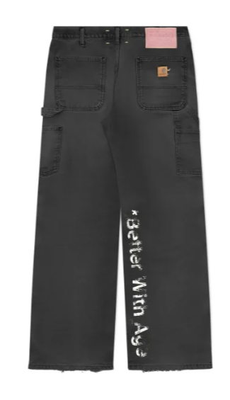 Better With Age Moniker Carpenter Trouser Assorted Black