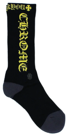 Chrome Hearts Black/Yellow Socks