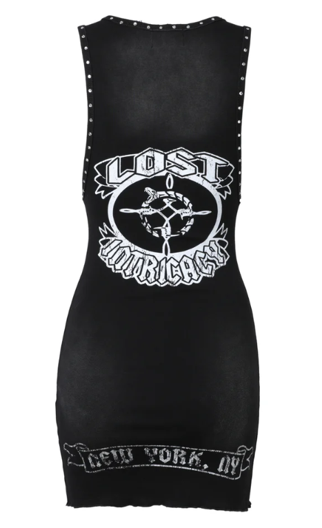 Lost Intricacy Black Icon Dress