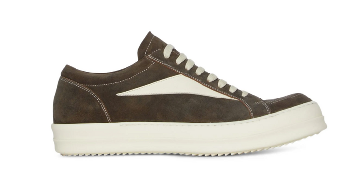 Rick Owens Brown Grease Vintage Sneaker