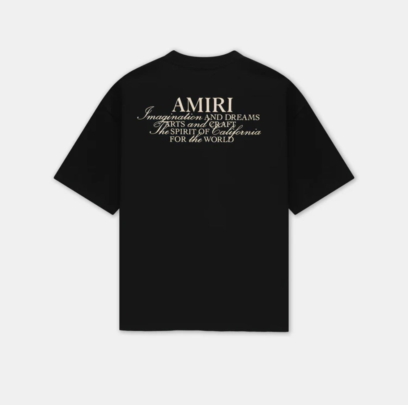 Amiri Spirit Logo T-shirt Black