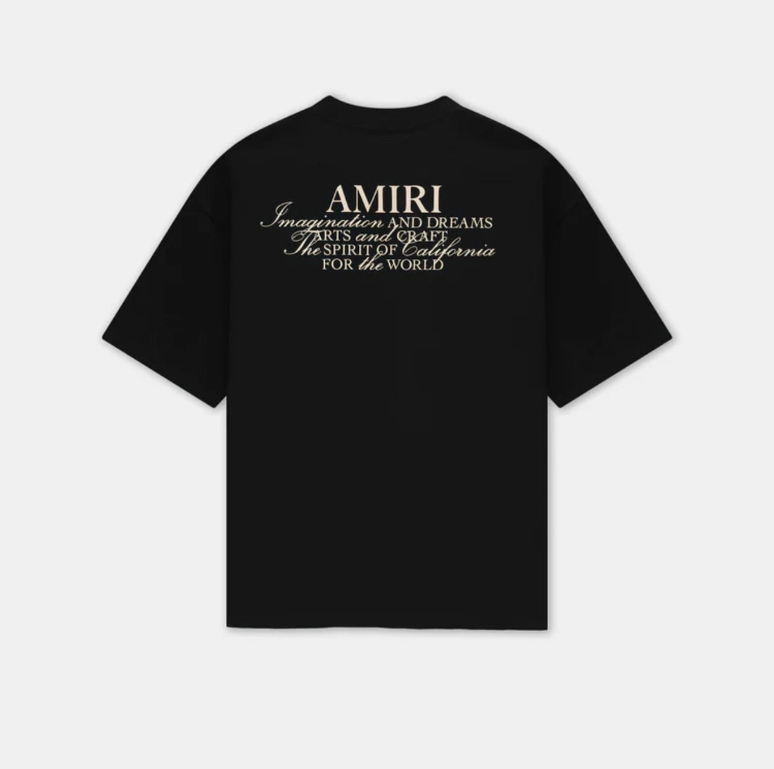 Amiri Spirit Logo T-shirt Black