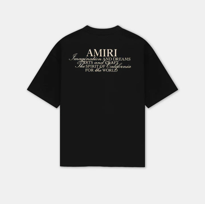 Amiri Spirit Logo T-shirt Black
