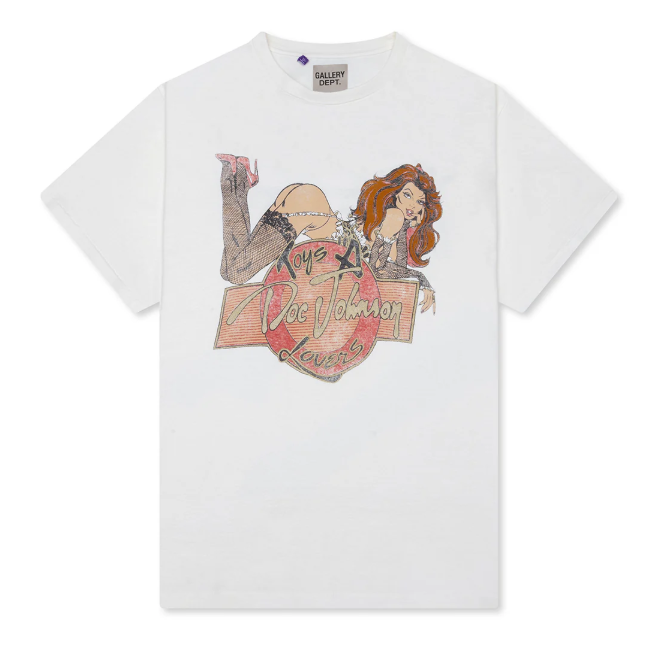 Gallery Dept. x Doc Johnson Toys 4 Love Tee - Light Archival White