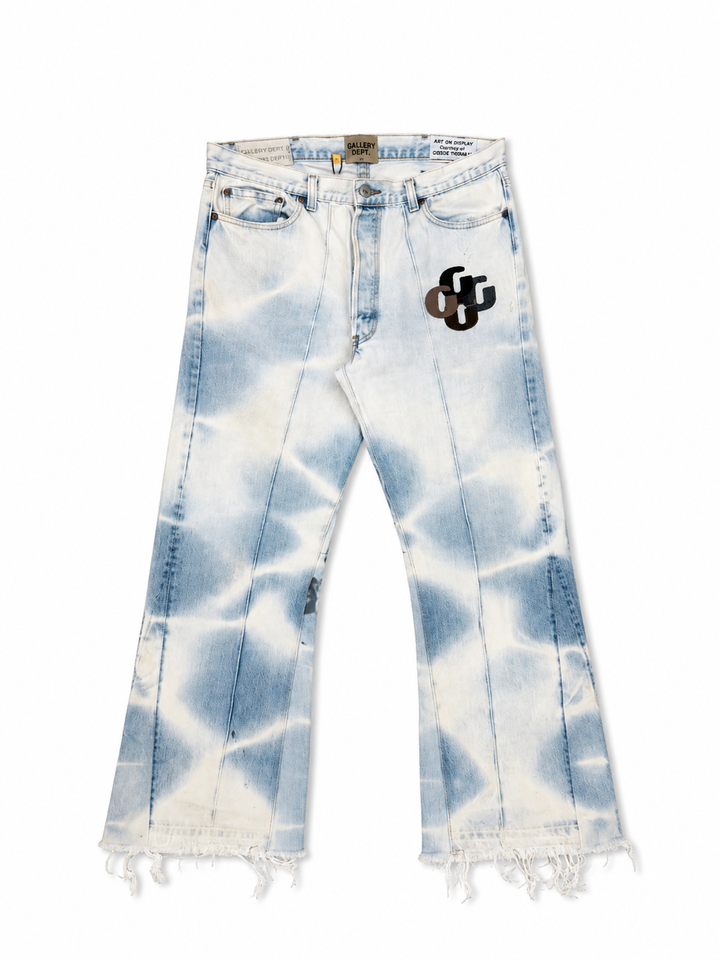 Gallery Dept LA Flare Sundamaged Multi G Patch Jeans