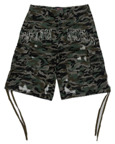 Bottega Desires Camo Cargo Jorts Image