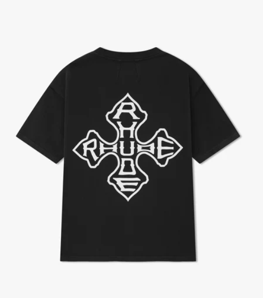 Rhude Cross Tee Black