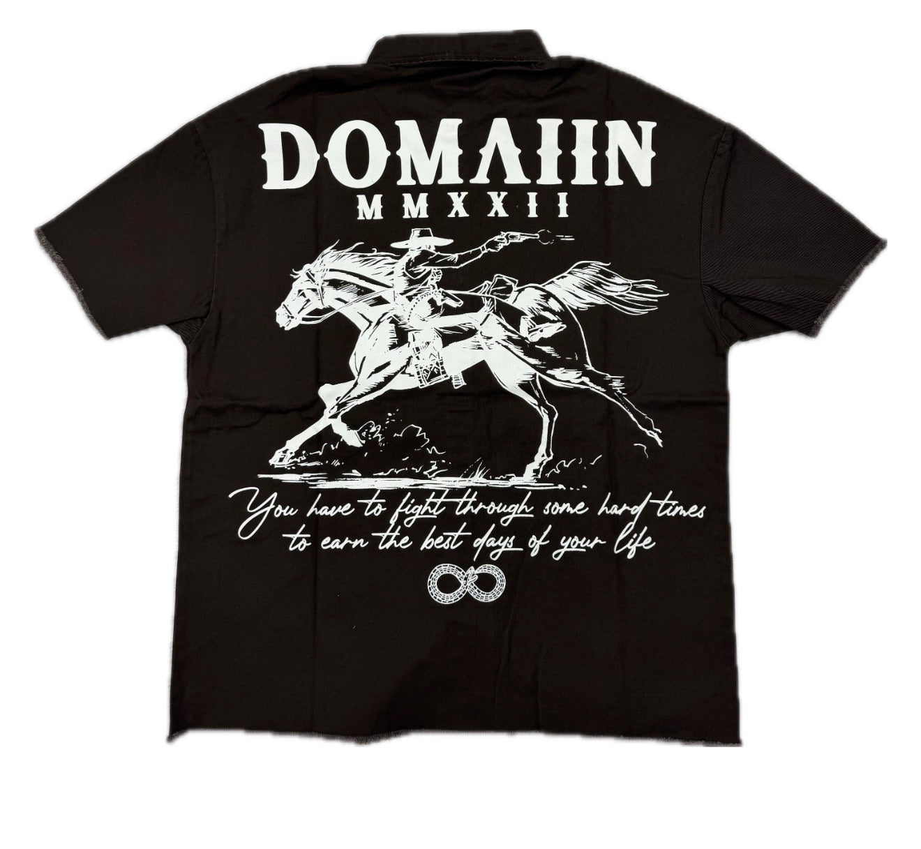 Domain Brown Horse Button Up
