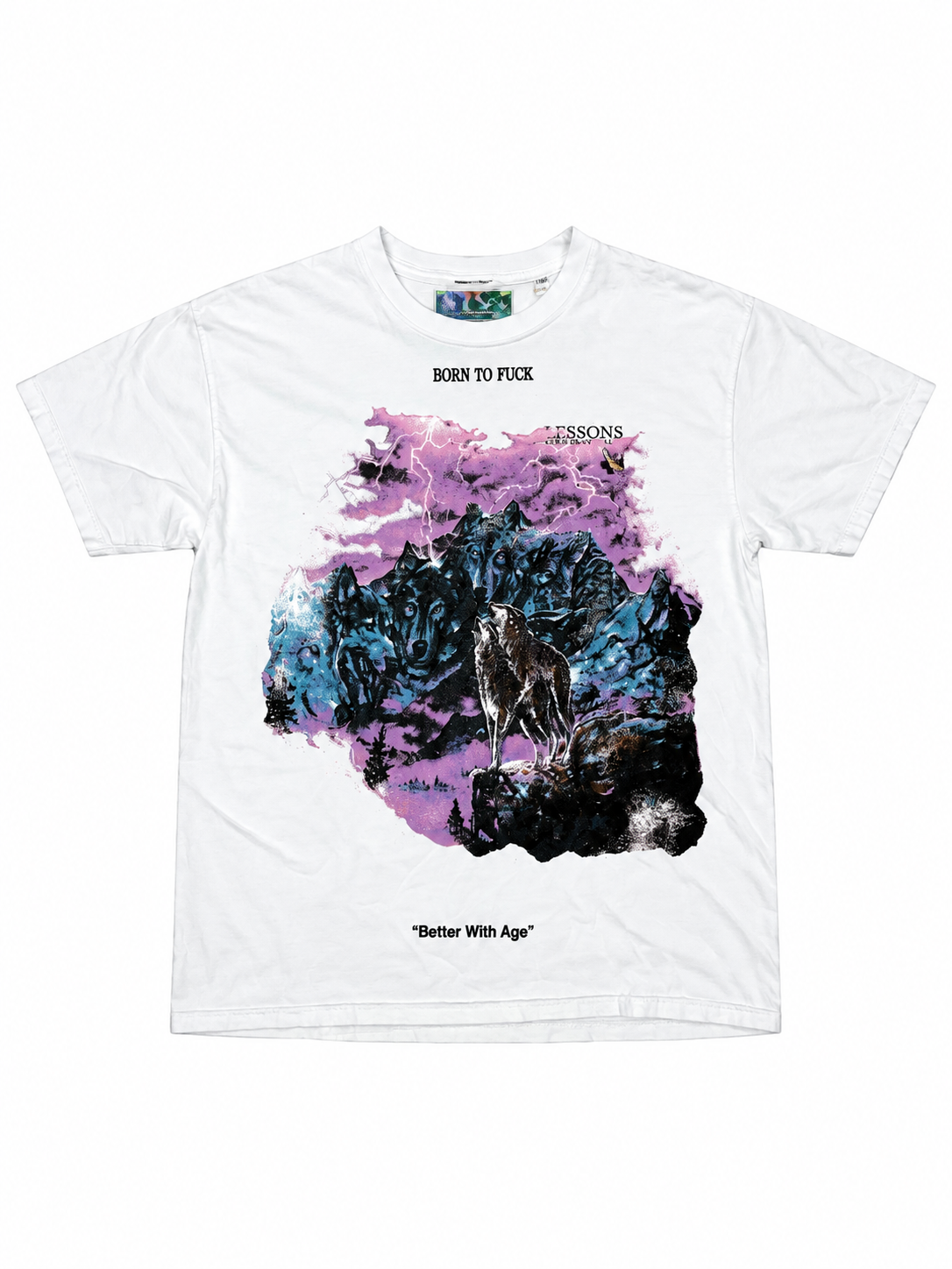Better With Age Men's Feral T-Shirt white (M)