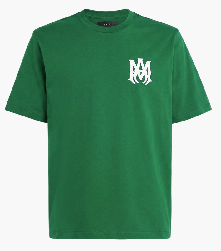 Amiri Puff Logo Tee Green
