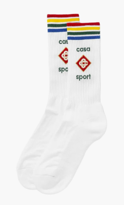 Casablanca Rainbow Sport Printed Socks