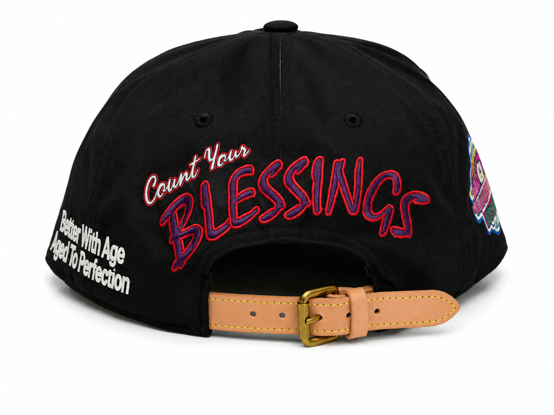 Better With Age Tarot Vintage Hat Black