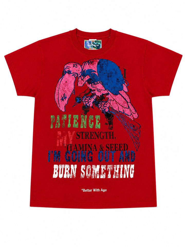 Better With Age 'Junk' Red Tee (M)