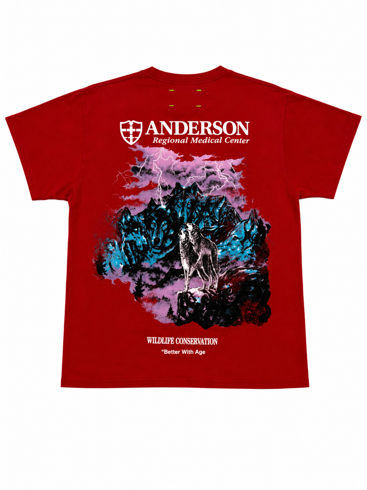 Better With Age Feral Tee Red (L)