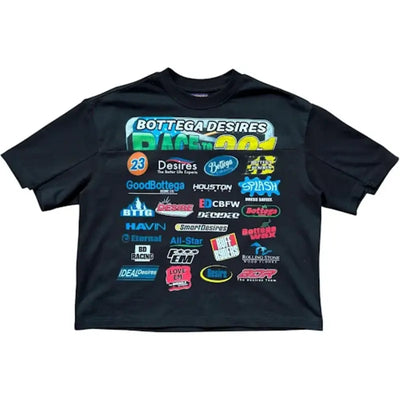 Bottega Desires Race T-Shirt Black Image