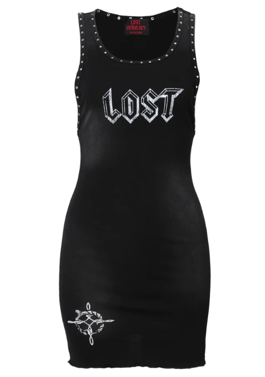 Lost Intricacy Black Icon Dress