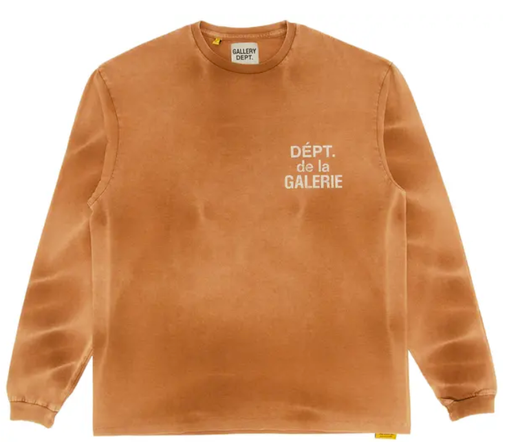 Gallery Dept. French Long-Sleeve Tee 'Cocoa'