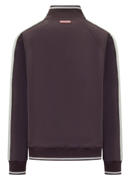 Casablanca Organic Loopback Quarter Zip Laurel Sweatshirt