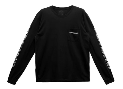 Chrome Hearts Scroll Logo L/S Pocket T-shirt Image