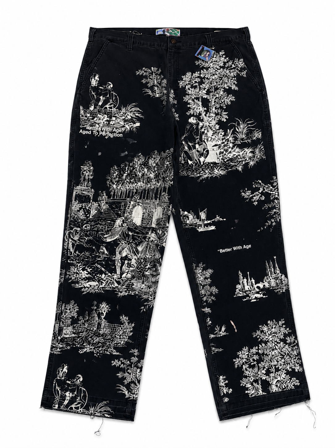 Better With Age 'TERESA DENIM' PANTS BLK