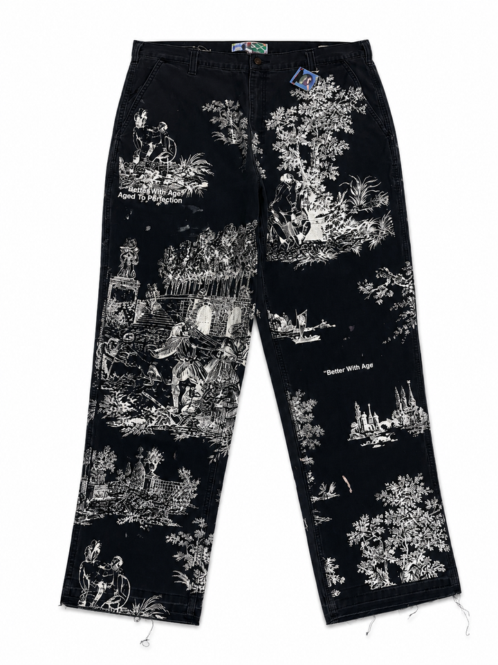 Better With Age 'TERESA DENIM' PANTS BLK