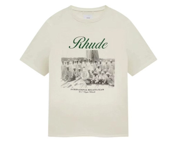 Rhude Virgin Islands Script Tee Vintage White