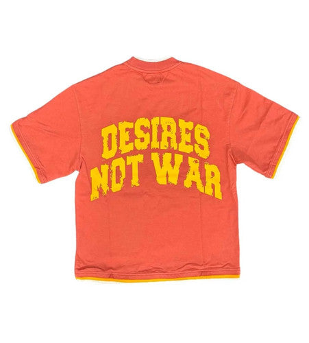 Bottega Desires War Tee Red Yellow