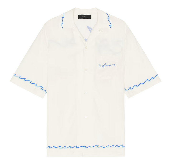 Amiri Wave Camp Shirt
