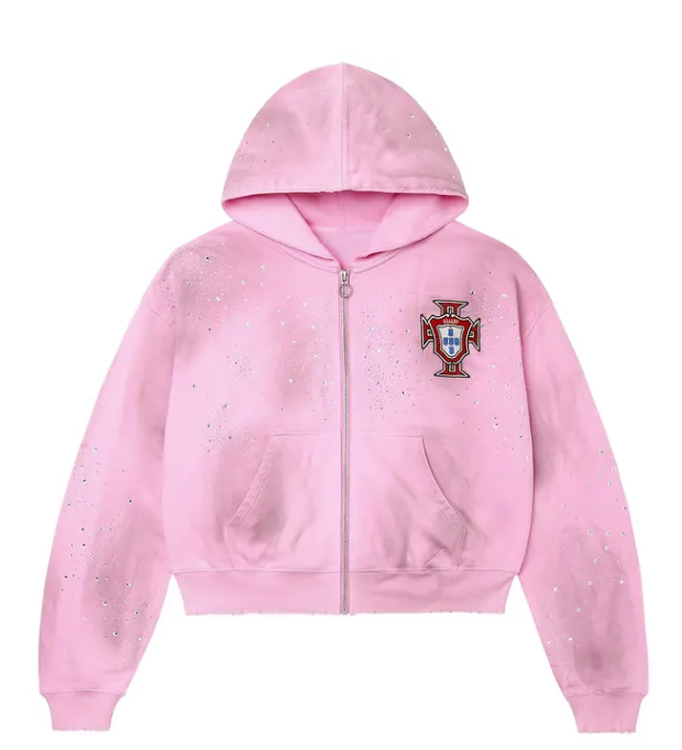 Vale Forever Dreams Zip Up Hoodie 'Pink'