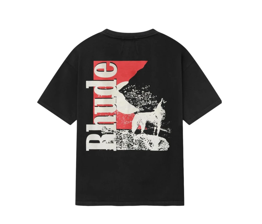 Rhude Rhude Moonlight Wolf Pocket T-Shirt