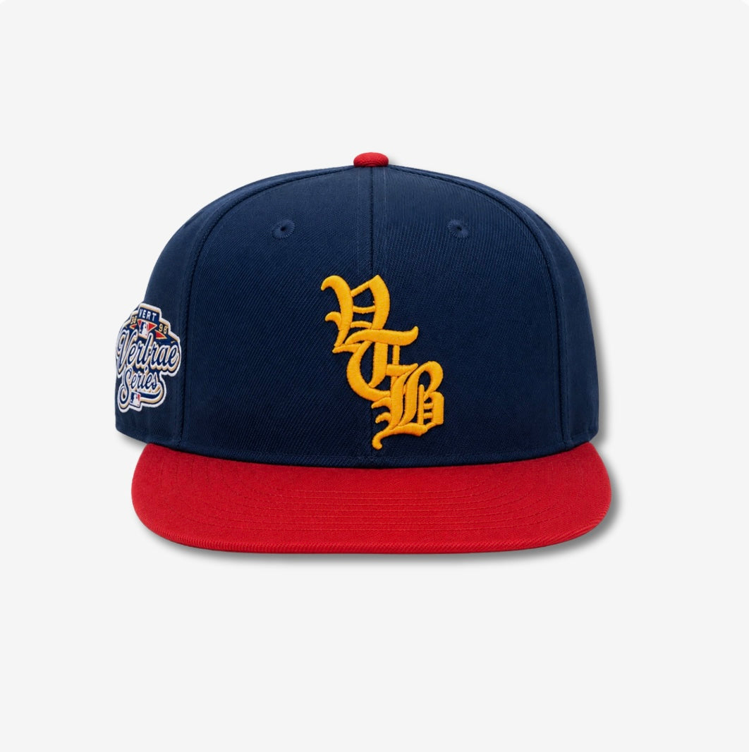 Vertabrae Founders Fitted Navy Blue/Red/Yellow