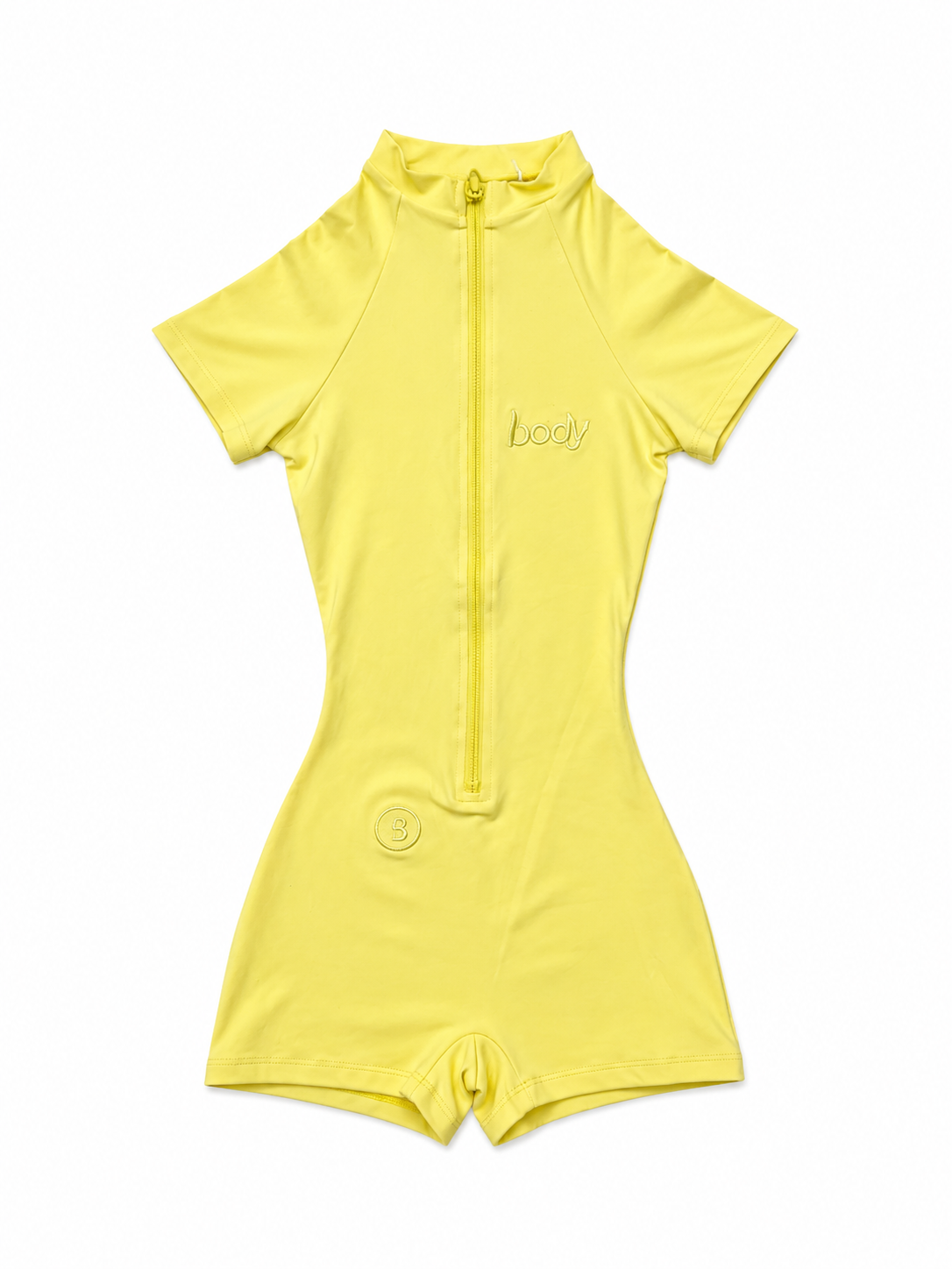 Body By Raven Basics Romper Lemon