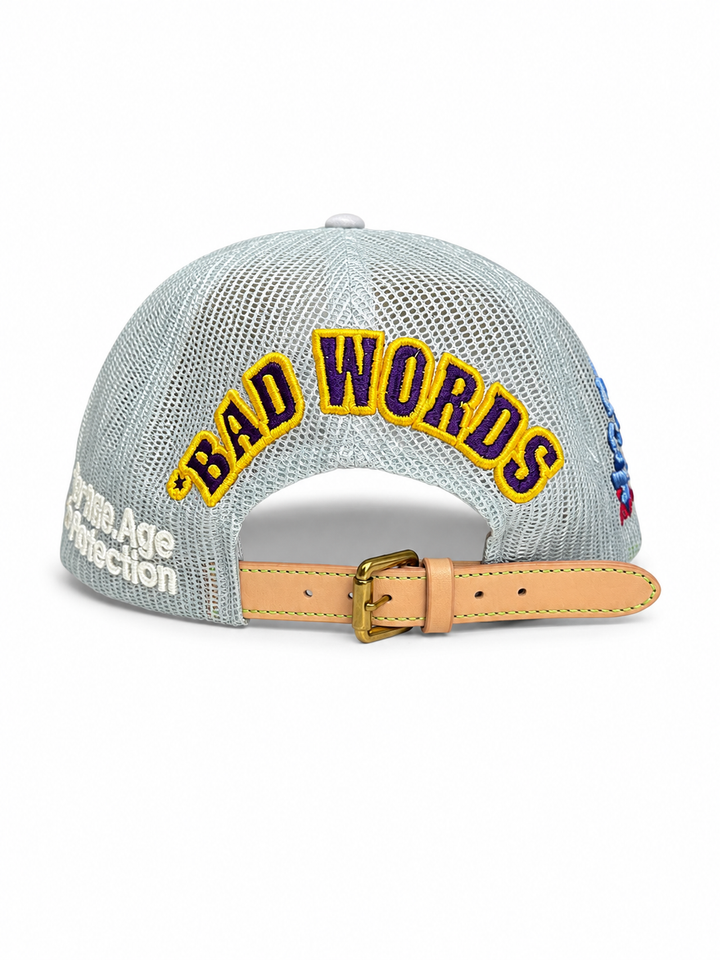 Better With Age Bad Words Trucker Grey