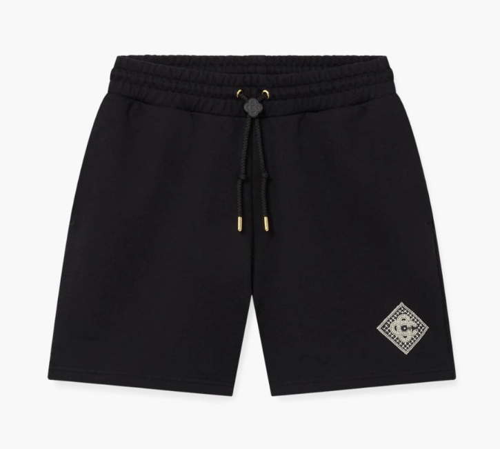 Casa Blanca Pearl Diamond Sweatshorts Black