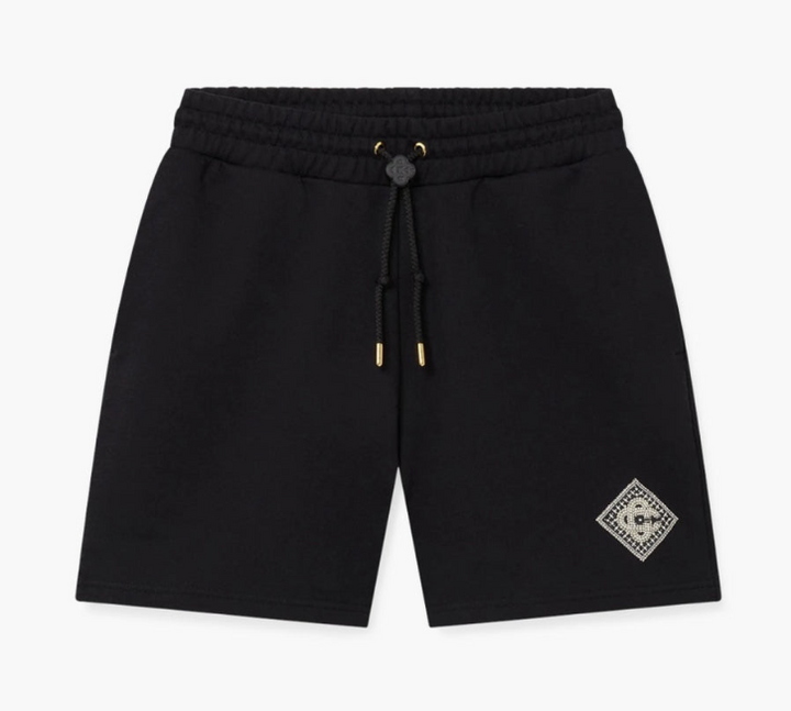 Casa Blanca Pearl Diamond Sweatshorts Black